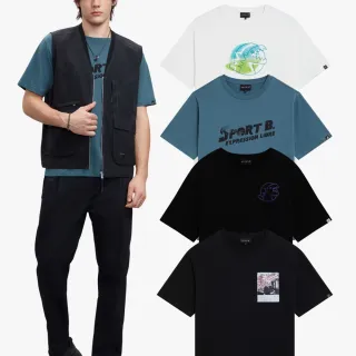 【agnes b.】sport b. 男裝 Dino恐龍休閒短袖上衣(多款)