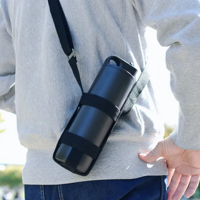 【Kinto】TUMBLER 保溫杯隨行帶 80mm-黑(保溫瓶)