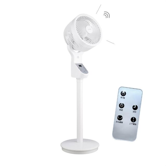 【KINYO】11吋智慧語音3D循環扇/語音遙控循環風扇(循環扇/聲控/遙控/觸控/定時 CCF-8590)