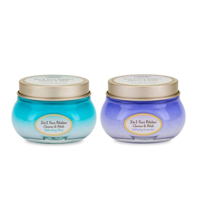 【SABON】官方直營 二合一臉部磨砂膏125ml(舒緩薰衣草/清爽薄荷)