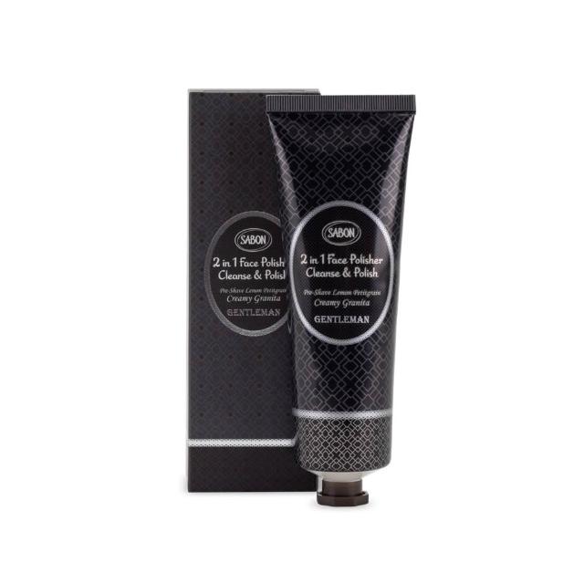 【SABON】官方直營 二合一臉部磨砂膏125ml-紳士