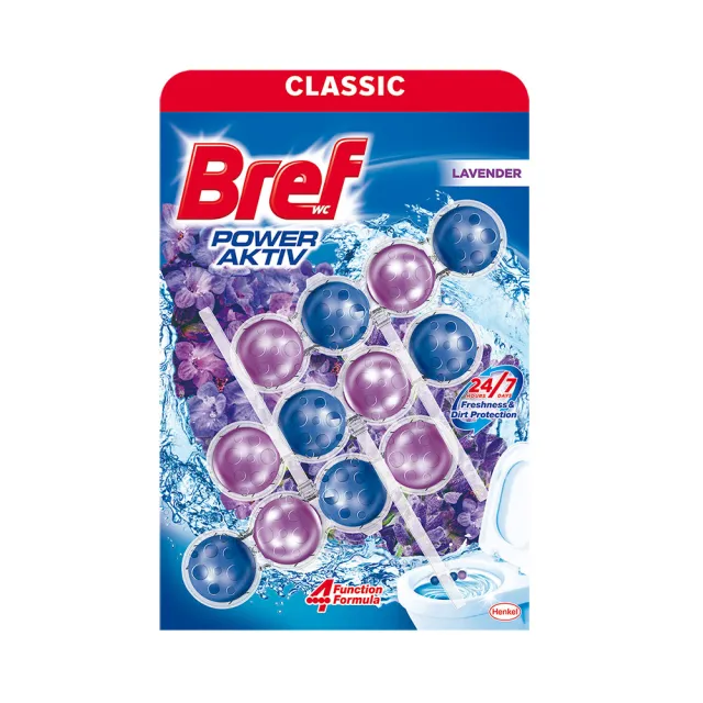【Bref 妙力】懸掛式浴廁馬桶清潔球50g*3x3組  618特談(海洋/薰衣草)
