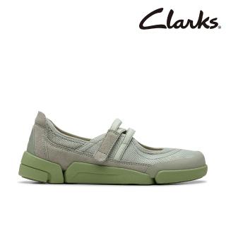 【Clarks】女鞋 三瓣鞋2.0 Trigenic2 Jen輕盈寬楦瑪莉珍休閒鞋 運動鞋 健走鞋(CLF82569C)