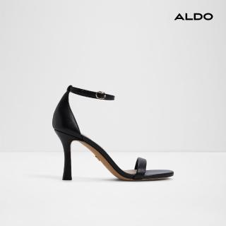【ALDO】DRALETHIEL-時尚簡約一字帶設計涼跟鞋-女鞋(黑色)