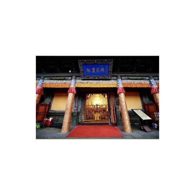【藏古祥館】21綠渡母刺繡唐卡 KA0020(21綠渡母 刺繡 唐卡)