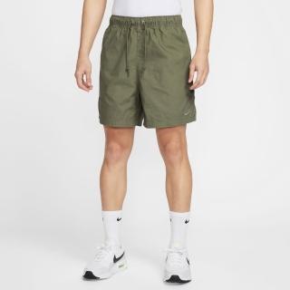【NIKE 耐吉】短褲 運動 休閒 男 AS M NK CLUB FLOW WASH SHORT 橄欖綠色(HJ1947222)