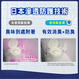 【日本風倍清】浴廁用抗菌消臭防臭劑/芳香劑6入組 清潔 小幫手(清爽皂香/薄荷綠香/山谷微香-2入裝任選)