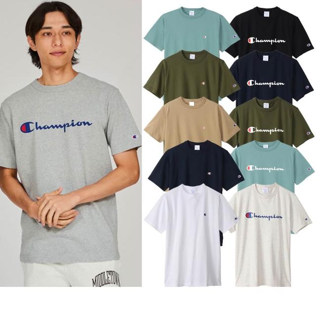 【Champion】官方直營 男女款-BASIC經典Logo短袖上衣/短 T/LOGO 上衣(多款選)