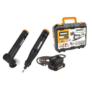 【WORX 威克士】WORX造物者 Maker X系列 調速刻磨機/迷你角磨機組合 口袋小怪獸 WX990(WX990)