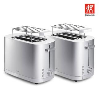 【ZWILLING 德國雙人】ENFINIGY鈦銀系列烤麵包機2件組(德國雙人牌集團官方直營)