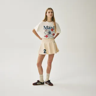 【MARDI MERCREDI】喇叭迷你裙 奶油色 棉質 休閒 原創25 FLARE MINI SKIRT ORIGINALIS 25