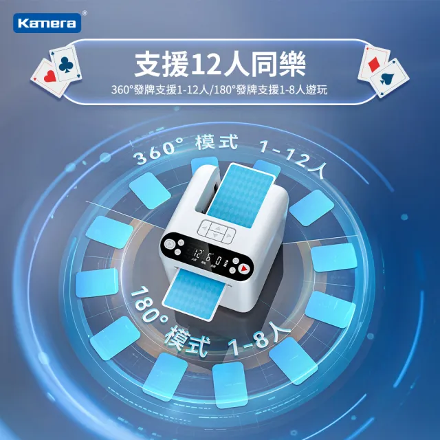 【Kamera 佳美能】撲克牌自動發牌機(T1 Lite)