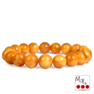 【開運方程式】蜜蠟琥珀頂級花蜜蠟10mm M35款(老料清新溫潤養身手珠)