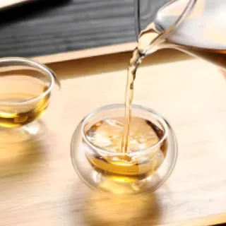 加厚雙層玻璃茶杯對杯2入(雙層玻璃杯 耐熱 真空品茶杯 功夫茶杯 茶具 酒杯 水杯 咖啡杯)