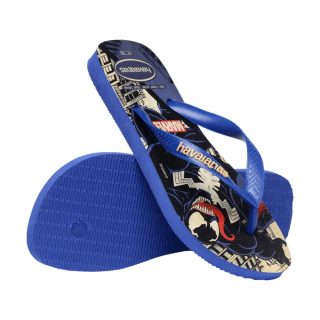 【havaianas 哈瓦仕】拖鞋 男鞋 女鞋 漫威 復仇者聯盟 蜘蛛人 Top Marvel Classics 藍 4147012-2711U