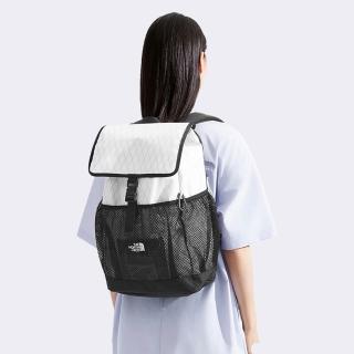 【The North Face 官方旗艦】北面男女款白色大容量休閒後揹包｜8DJKFN4(筆電包/登山包)