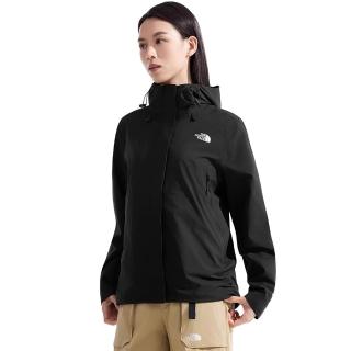 【The North Face 官方旗艦】北面女款黑色DWR防潑水輕量風衣｜8CK7JK3