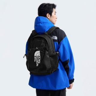 【The North Face 官方旗艦】北面男女款黑色DWR防潑水便捷舒適休閒後揹包｜52TB4HF