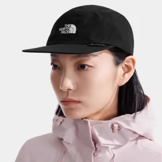 【The North Face 官方旗艦】北面男女款黑色Gore-Texx防水透氣運動帽｜8887JK3