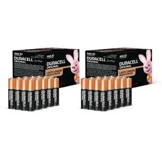 【DURACELL】金頂 經典鹼性-4號AAA 20入+4號AAA 20入(40入)