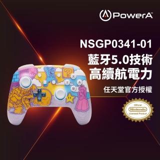 【PowerA】任天堂官方授權 增強款無線遊戲手把(NSGP0341-01-蘑菇夢幻世界)