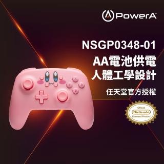 【PowerA】任天堂官方授權 無線遊戲手把限量款(俏皮卡比)
