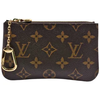 【Louis Vuitton 路易威登】M13559經典Monogram印花帆布鑰匙/零錢包