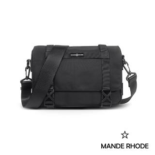【MANDE RHODE 曼德羅德】素面迷你插扣造型郵差包-小/S(A5893K)