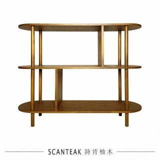 【SCANTEAK 詩肯柚木】RIVA 實心柚木書架