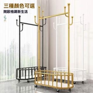 【匠俱】衣帽架(落地立式掛衣架 移動帶輪衣架 家用收納晾衣架 客廳簡易衣帽架)