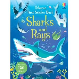【iBezT】Sharks and Rays(Usborne Stickers Book貼紙書)