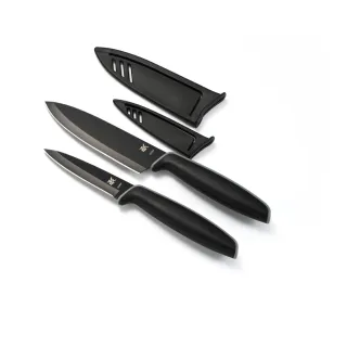 【德國WMF】Touch不鏽鋼雙刀組附刀套 9cm/13cm(一大一小2入組)