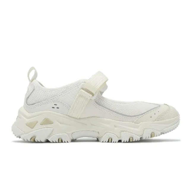 【SKECHERS】休閒鞋 D Lites Hiker-Navolato 女鞋 米 魔鬼氈 瑪莉珍鞋 山系(180211-CRW)
