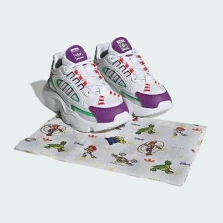 【adidas 愛迪達】Ozmillen El C 中童 運動休閒鞋 玩具總動員 巴斯光年 舒適 白 紫(JI0078)