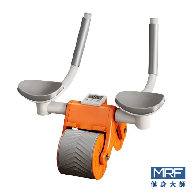 【MRF 健身大師】平板型多功能支撐自回彈健腹輪(三合一健腹輪/健腹輪)