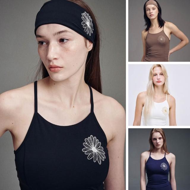 【MARDI MERCREDI】細肩帶背心 多色 經典小雛菊 花 ULTIMATE COMFORT HALTER NECK TOP THEFLOWER
