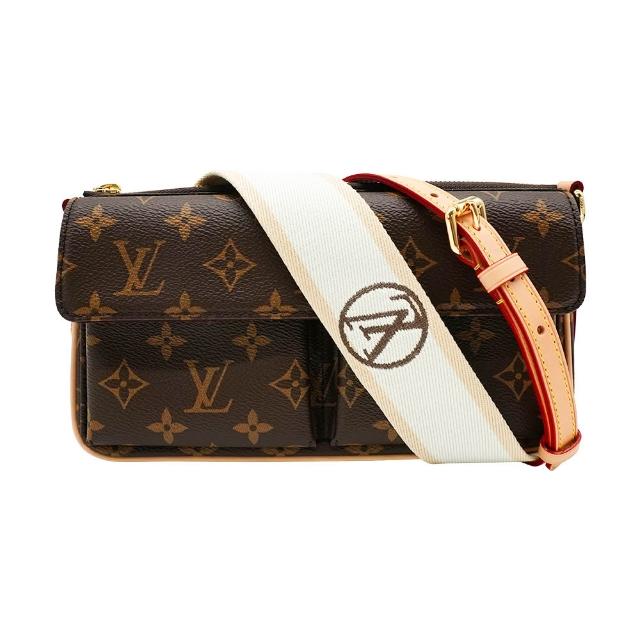 【Louis Vuitton 路易威登】Vivacite 雙口袋兩用肩背包(M46999-咖)