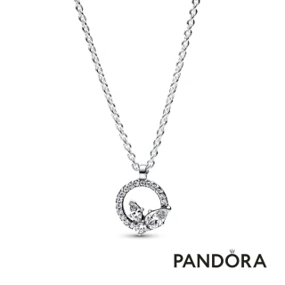 【Pandora 官方直營】璀璨浮游花環吊墜項鏈-絕版品