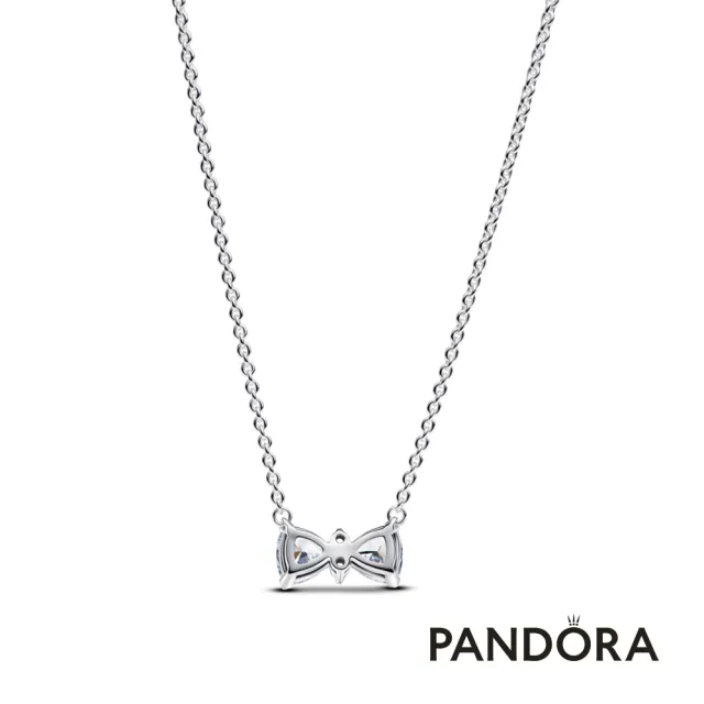 【Pandora 官方直營】璀璨蝴蝶結項鏈