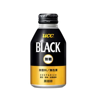 即期品【UCC】BLACK無糖咖啡275gx24入/箱