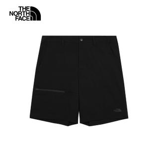 【The North Face】TNF 休閒 運動 DWR防潑水短褲 M BASIN SHORT - AP 男 黑(NF0A8DFXJK3)
