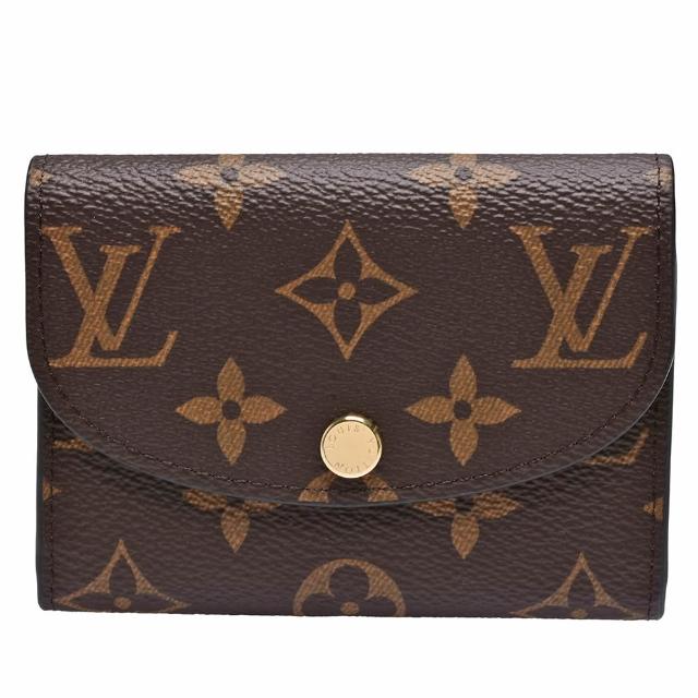LV LOUIS VUITTON路易威登 M41939 Rosalie 釦式短夾零錢包