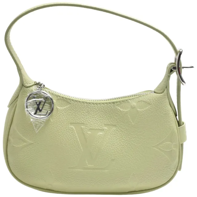 【Louis Vuitton 路易威登】M82425 Mini Moon經典Empreinte皮革手提/肩背包(果綠色)