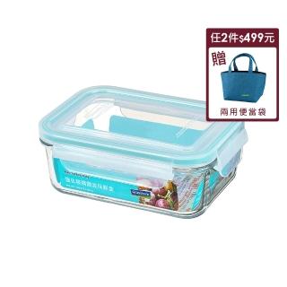 【Glasslock】強化玻璃微波保鮮盒-長方形715ml