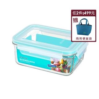 【Glasslock】強化玻璃微波保鮮盒-長方形1100ml