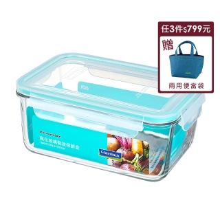 【Glasslock】強化玻璃微波保鮮盒-長方形1900ml