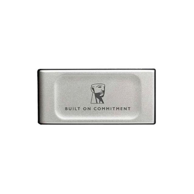 【Kingston 金士頓】XS2000 2TB USB 3.2 Gen 2x2 外接式 SSD 固態硬碟 - 銀色(SXS2000/2000GA)