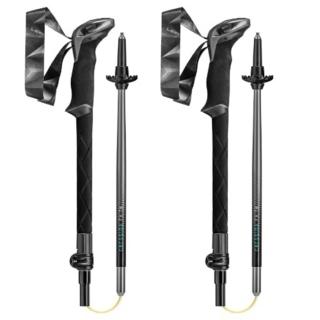 【LEKI】Cressida FX TA 泡棉長握把 快速扣 鋁合金 輕量折疊登山杖(Leki-65520691 一對販售)