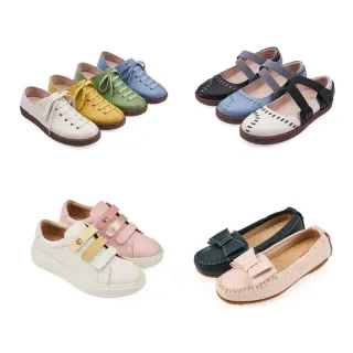 【A.S.O 阿瘦集團】百搭實穿休閒鞋/娃娃鞋/小白鞋/莫卡辛(多款任選)