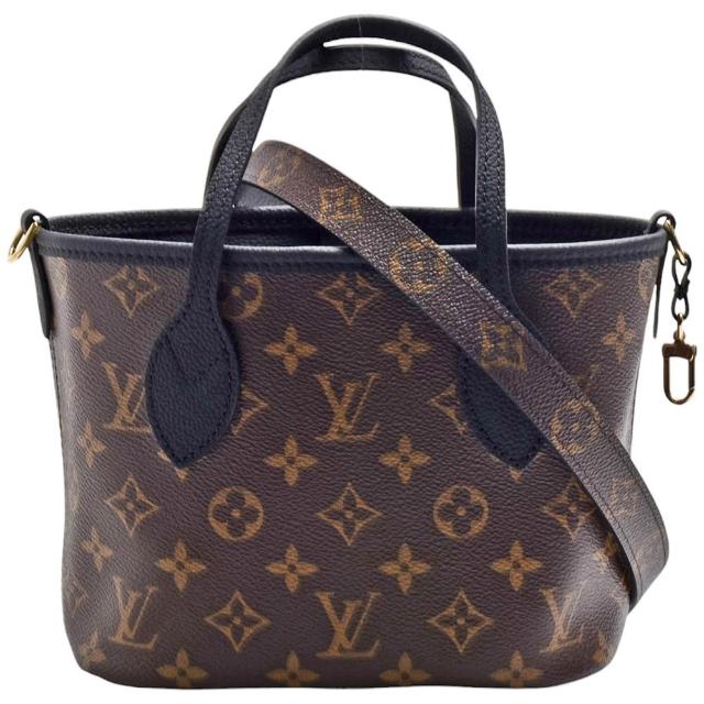 【Louis Vuitton 路易威登】M12099 Neverfull Bandoulière Inside Out BB牛皮手提/斜背包